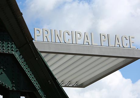 Principal Place building signage.